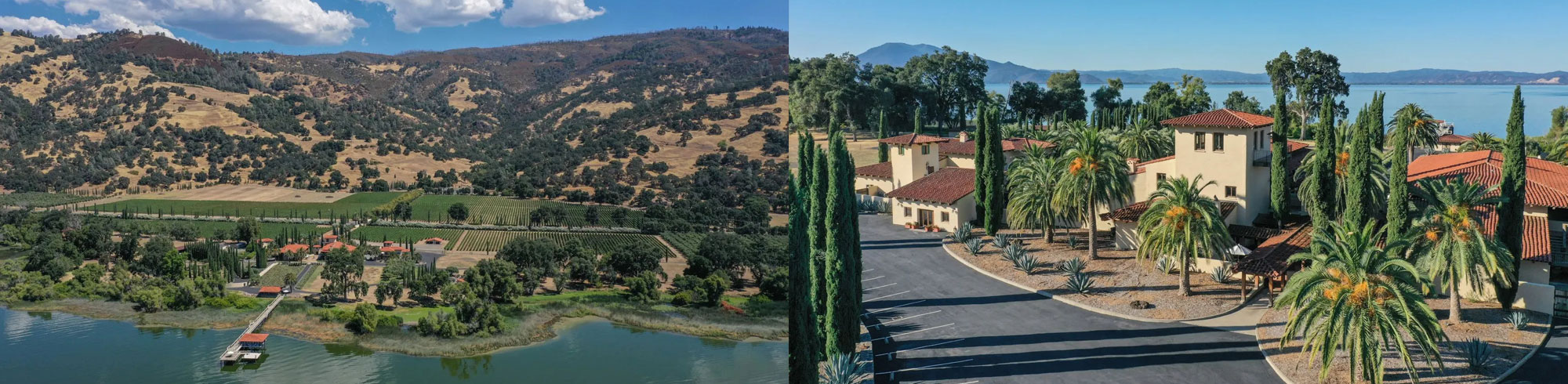 California Vineyard for Sale with Luxury Lakeside Wine Estate
