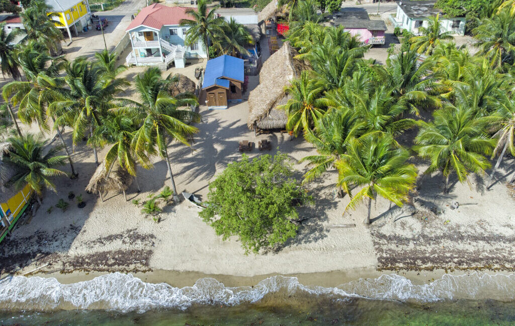 profitable beachfront restaurant for sale in Hopkins, Belize